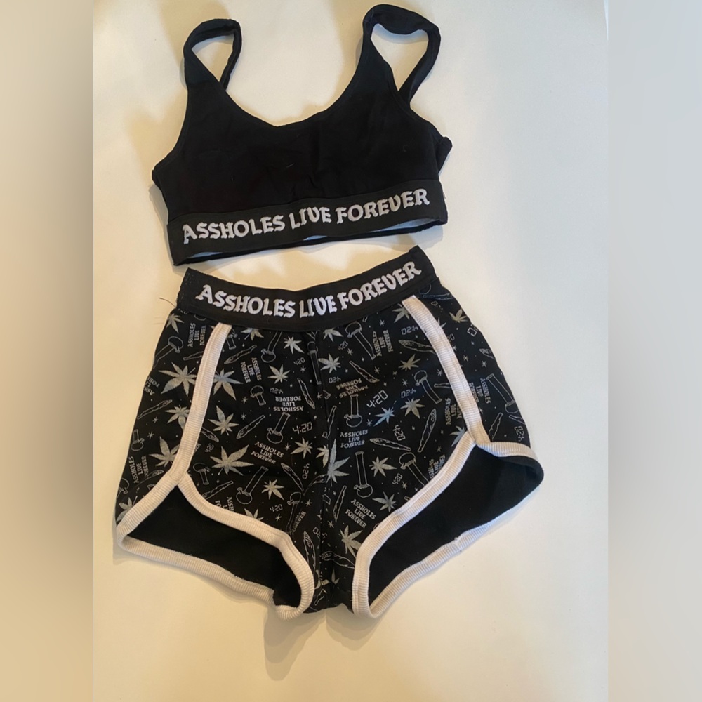 ALF sports bra and Shorts Set